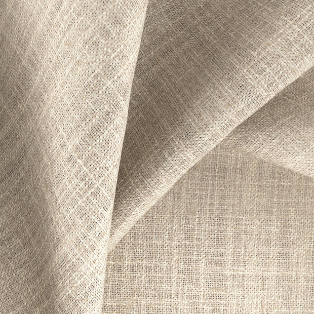 Photo of the fabric Motion Natural swatch by Zepel. Use for Curtains. Style of Plain, Texture