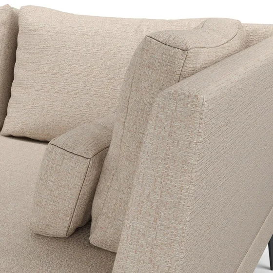 Photo of the fabric Elba Rosa swatch by Mokum. Use for Upholstery, Accessory. Style of Plain, Texture