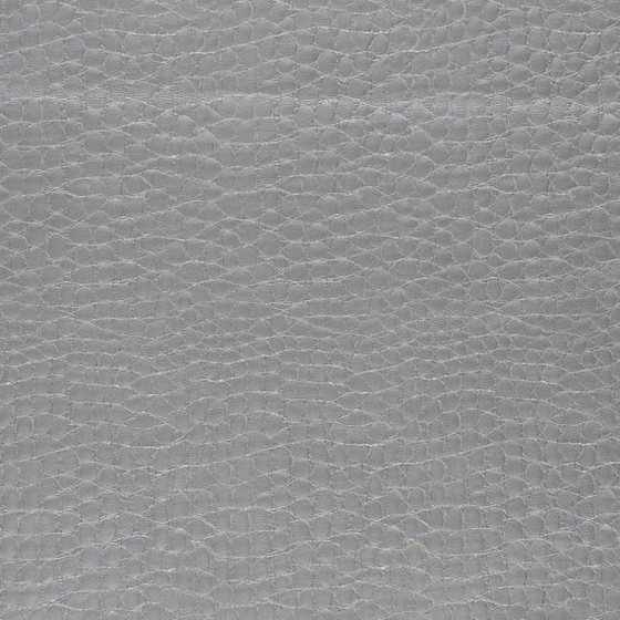 Photo of the fabric Textura Tumble Metallic Sterling swatch by Zepel. Use for Upholstery. Style of Animals And Birds, Leather And Vinyl
