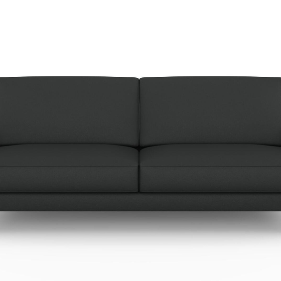 Photo of the fabric Epitome Basalt swatch by Mokum. Use for Upholstery, Accessory. Style of Plain, Taffeta