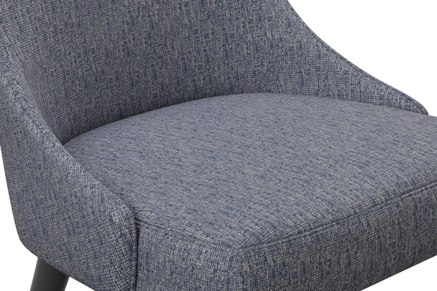 Photo of the fabric Omni Marine swatch by James Dunlop FibreGuard. Use for Upholstery, Accessory, Top of Bed. Style of Plain, Texture