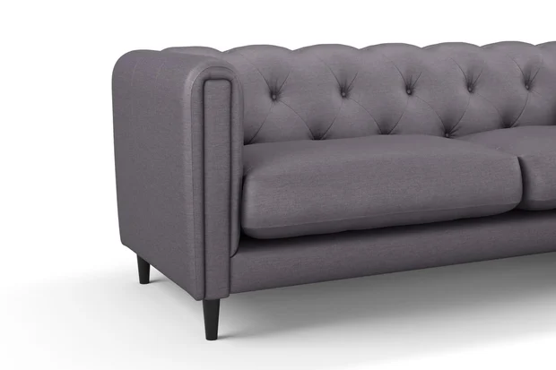 Photo of the fabric Provence Nocturne swatch by James Dunlop Essentials. Use for Curtains, Upholstery, Accessory, Top of Bed. Style of Plain, Texture
