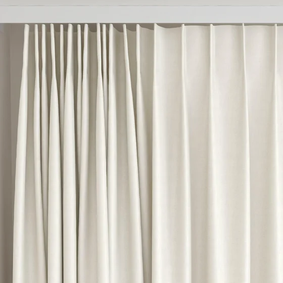 Photo of the fabric Linen Natural swatch by James Dunlop. Use for Curtains, Accessory. Style of Plain, Texture