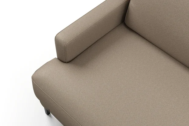 Photo of the fabric Como Silt swatch by Mokum. Use for Upholstery, Accessory. Style of Plain, Texture