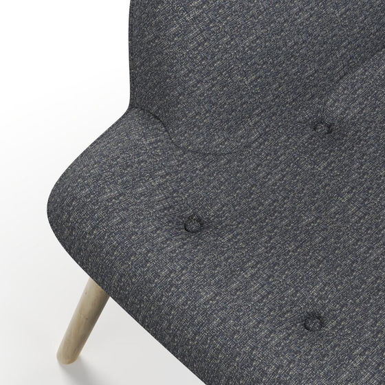 Photo of the fabric Omni Shadow swatch by James Dunlop FibreGuard. Use for Upholstery, Accessory, Top of Bed. Style of Plain, Texture
