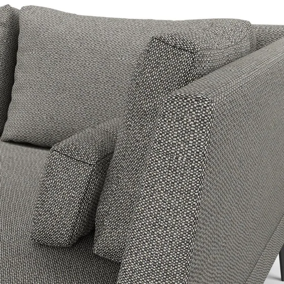 Photo of the fabric Reef Ebony swatch by Mokum. Use for Upholstery, Accessory. Style of Plain, Texture