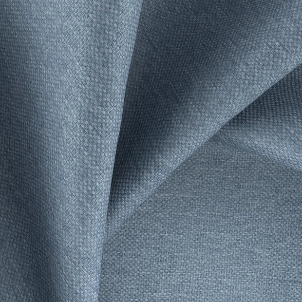 Photo of the fabric Duede Denim swatch by Zepel. Use for Curtains, Accessory, Top of Bed. Style of Dim Out, Plain