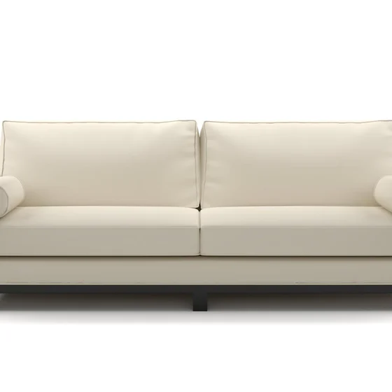 Photo of the fabric Supervio Cream swatch by James Dunlop FibreGuard. Use for Upholstery, Accessory, Top of Bed. Style of Plain, Velvet