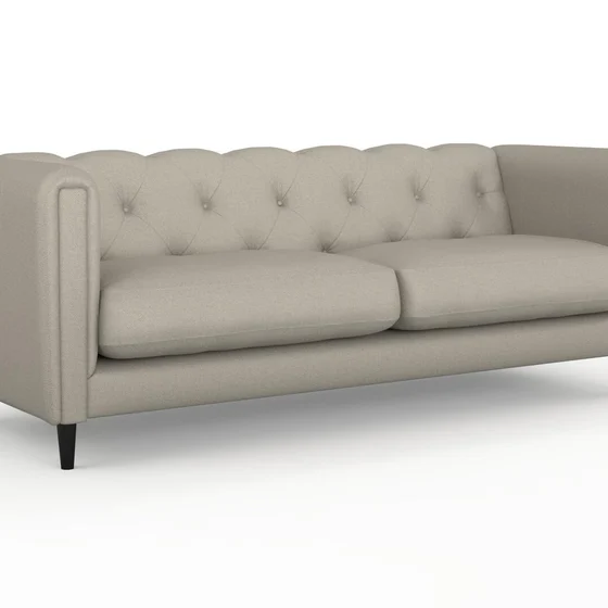 Photo of the fabric Classica Driftwood swatch by James Dunlop. Use for Upholstery, Accessory. Style of Plain, Taffeta
