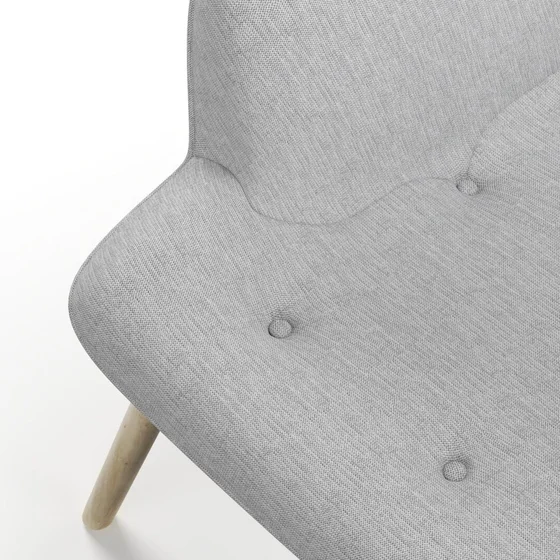Photo of the fabric Newport Silver swatch by James Dunlop. Use for Upholstery, Accessory. Style of Plain