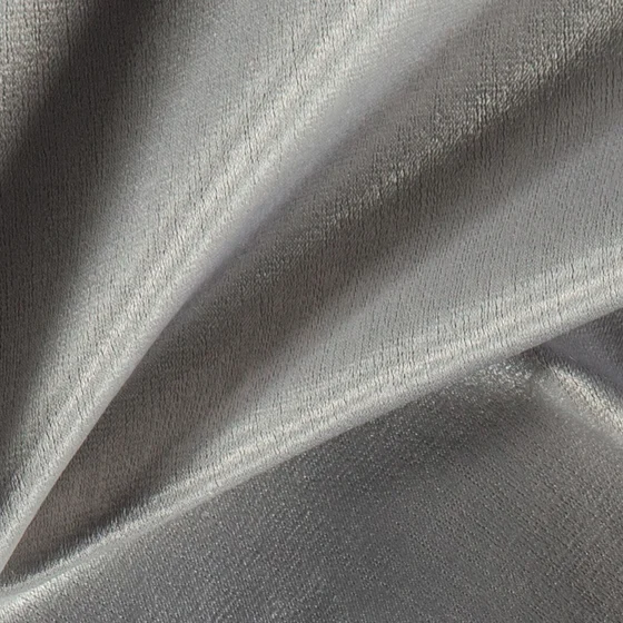 Photo of the fabric Helios Shark swatch by Zepel. Use for Curtains, Upholstery, Accessory, Top of Bed. Style of Plain, Taffeta