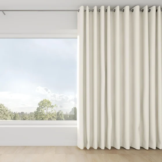 Photo of the fabric Ocean Linen swatch by Mokum. Use for Curtains. Style of Plain, Texture