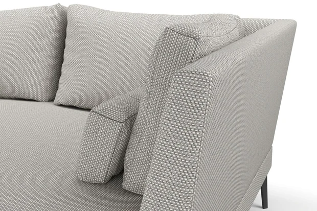 Photo of the fabric Souk Silt swatch by Mokum. Use for Upholstery, Accessory. Style of Plain, Texture