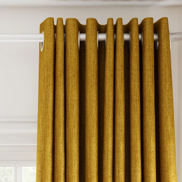 Photo of the fabric Trezor Chutney swatch by James Dunlop FibreGuard. Use for Curtains, Upholstery, Accessory. Style of Chenille, Plain