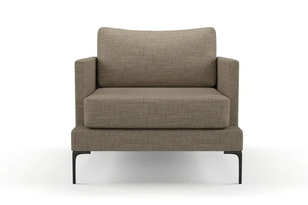 Photo of the fabric Ficus Driftwood swatch by Mokum. Use for Upholstery, Accessory. Style of Plain, Texture