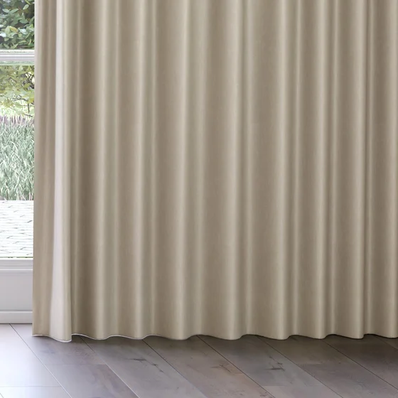 Photo of the fabric Glamour Fossil swatch by James Dunlop. Use for Curtains, Accessory. Style of Plain, Taffeta
