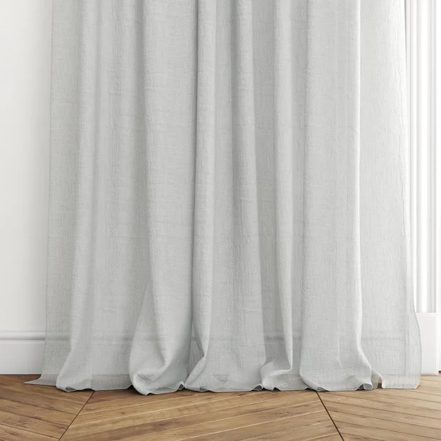 Photo of the fabric Illusion Dew swatch by James Dunlop. Use for Sheer Curtains. Style of Plain, Sheer