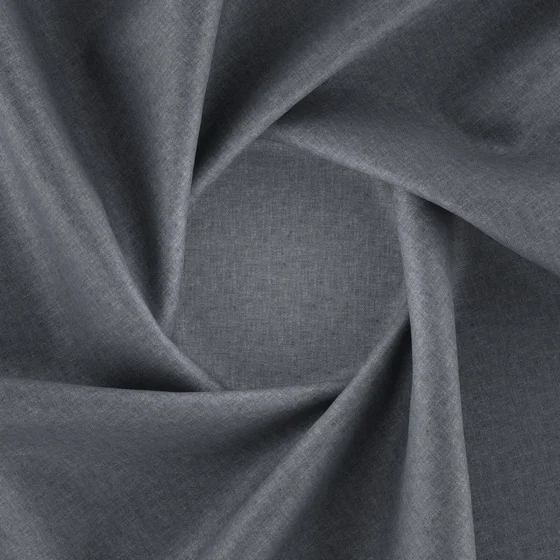 Photo of the fabric Naturama Charcoal swatch by Zepel FibreGuard. Use for Curtains, Upholstery, Accessory, Top of Bed. Style of Plain, Texture