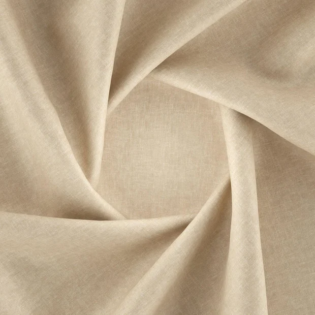Photo of the fabric Hometown Beige swatch by Zepel. Use for Curtains, Upholstery, Accessory, Top of Bed. Style of Plain, Texture