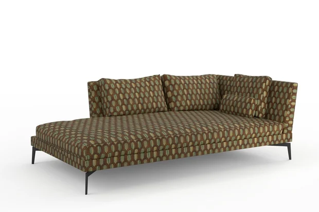 Photo of the fabric Beverly Hills Peacock swatch by Catherine Martin by Mokum. Use for Upholstery, Accessory. Style of Geometric, Velvet