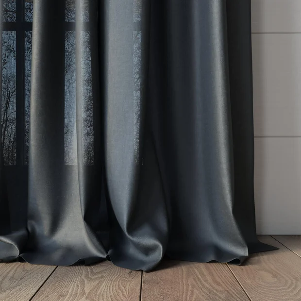 Photo of the fabric Linen Foundry swatch by James Dunlop. Use for Curtains, Accessory. Style of Plain, Texture