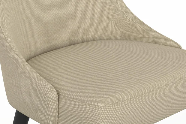 Photo of the fabric Noosa Sand swatch by James Dunlop. Use for Upholstery, Accessory. Style of Plain, Texture