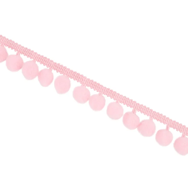 Photo of the fabric Mini Pom Braid Vnt132 02 swatch by Villa Nova. Use for Trim
