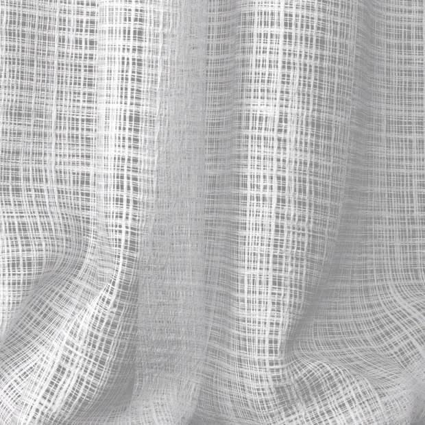 Photo of the fabric Scandinese Whitewash swatch by James Dunlop. Use for Sheer Curtains. Style of Plain, Sheer