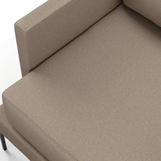 Photo of the fabric Como Silt swatch by Mokum. Use for Upholstery, Accessory. Style of Plain, Texture