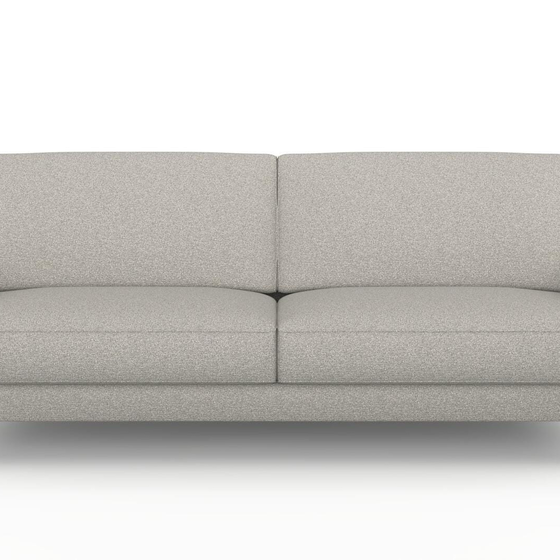 Photo of the fabric Grain Silver swatch by Mokum. Use for Upholstery, Accessory, Top of Bed. Style of Plain, Texture