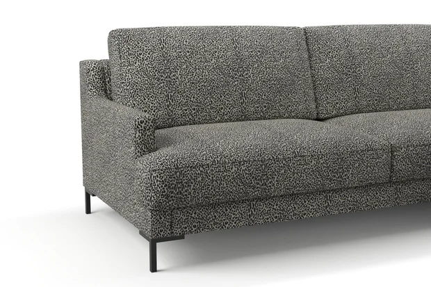 Photo of the fabric Leopardo Onyx swatch by Catherine Martin by Mokum. Use for Upholstery, Accessory. Style of Abstract, Jacquard