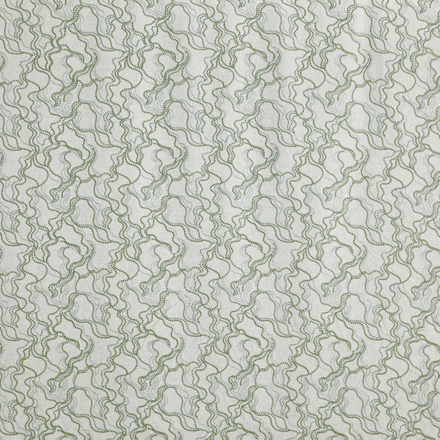 Photo of the fabric Elodie 4302 Lilypad 624 swatch by Prestigious. Use for Curtains, Accessory. Style of Abstract, Jacquard