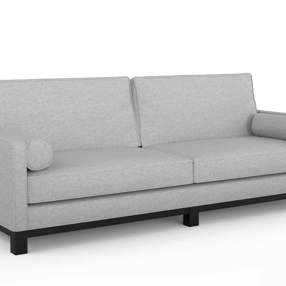 Photo of the fabric Newport Silver swatch by James Dunlop. Use for Upholstery, Accessory. Style of Plain