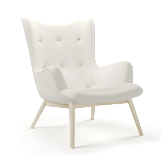 Photo of the fabric Newport Creme swatch by James Dunlop. Use for Upholstery, Accessory. Style of Plain