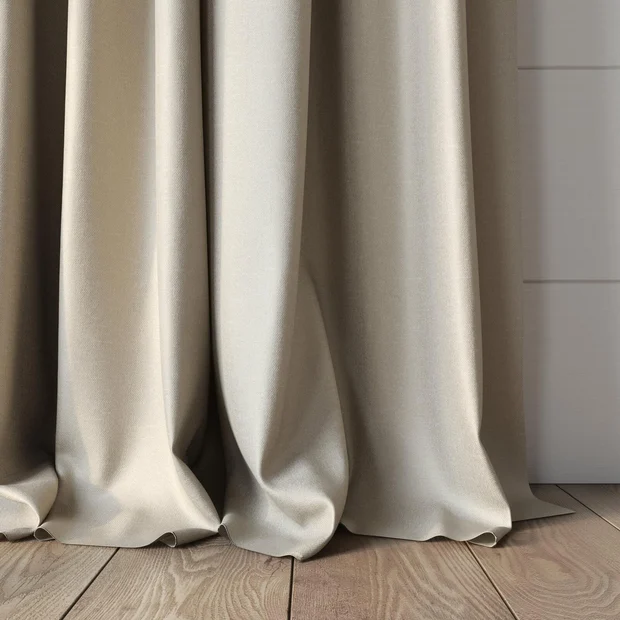 Photo of the fabric Banksia Shell swatch by James Dunlop. Use for Curtains, Accessory, Top of Bed. Style of Plain, Texture