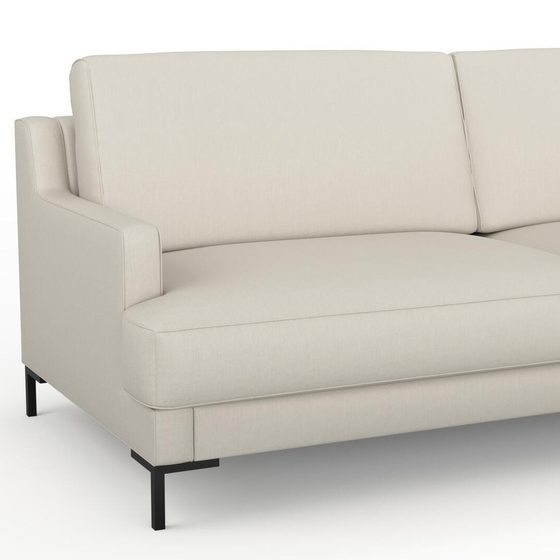 Photo of the fabric Eternal Oyster swatch by Mokum. Use for Curtains, Upholstery, Accessory. Style of Plain, Texture