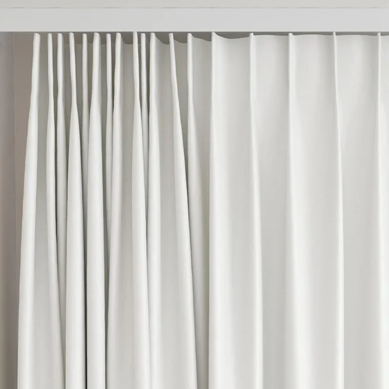Photo of the fabric Heron Whitewash swatch by James Dunlop. Use for Curtains, Upholstery, Accessory. Style of Plain, Texture