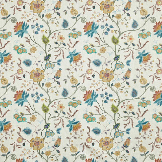 Photo of the fabric Esther 4259 770 swatch by Prestigious. Use for Curtains, Upholstery, Accessory. Style of Floral And Botannical, Jacquard