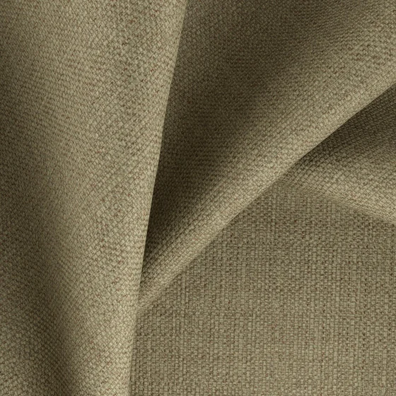 Photo of the fabric Linex Taupe swatch by Zepel. Use for Curtains, Upholstery, Accessory, Top of Bed. Style of Plain, Texture