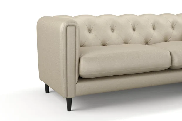 Photo of the fabric Poker Sesame swatch by James Dunlop FibreGuard. Use for Upholstery, Accessory, Top of Bed. Style of Chenille, Plain