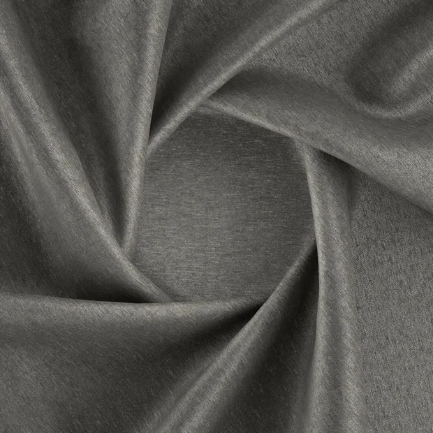 Photo of the fabric Lambada Smoke swatch by Zepel. Use for Curtains, Upholstery, Accessory, Top of Bed. Style of Chenille, Plain