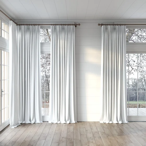 Photo of the fabric Semblance Pearl swatch by James Dunlop. Use for Sheer Curtains. Style of Plain, Sheer