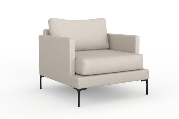 Photo of the fabric Epitome Eggshell swatch by Mokum. Use for Upholstery, Accessory. Style of Plain, Taffeta