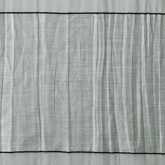 Photo of the fabric Speedway 2780 105 swatch by Fischbacher 1819. Use for Sheer Curtains. Style of Sheer, Stripe