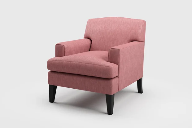 Photo of the fabric Determination Rosebud swatch by James Dunlop FibreGuard. Use for Curtains, Upholstery, Accessory, Top of Bed. Style of Plain, Velvet