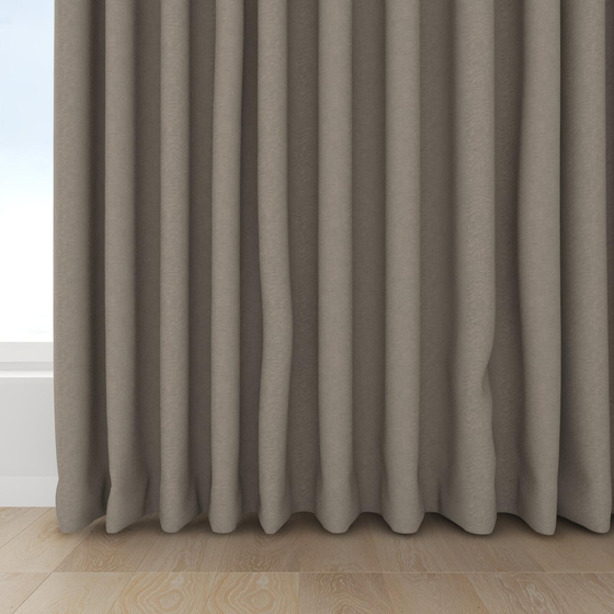 Photo of the fabric Satori Stonewash Tussah swatch by Mokum. Use for Curtains, Upholstery Light Duty, Accessory, Top of Bed. Style of Plain, Texture