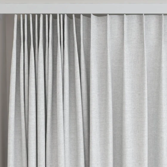 Photo of the fabric Envoy 2 Haze 320cm swatch by James Dunlop Essentials. Use for Curtains, Accessory, Top of Bed. Style of Plain, Texture