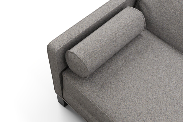 Photo of the fabric Omni Cloud swatch by James Dunlop FibreGuard. Use for Upholstery, Accessory, Top of Bed. Style of Plain, Texture
