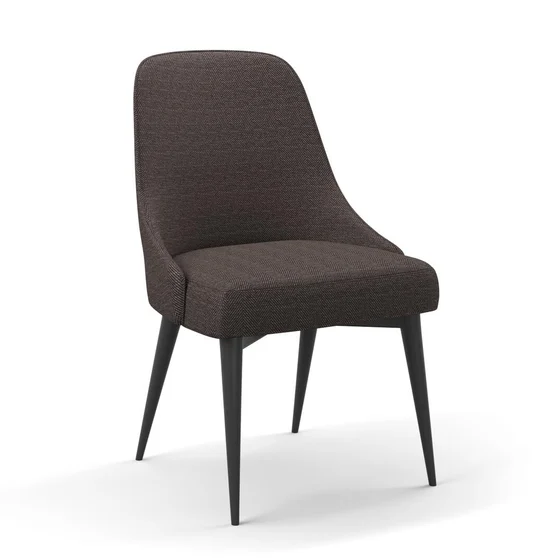 Photo of the fabric Trailblazer Onyx swatch by James Dunlop FibreGuard. Use for Curtains, Upholstery, Accessory, Top of Bed. Style of Texture, Traditional