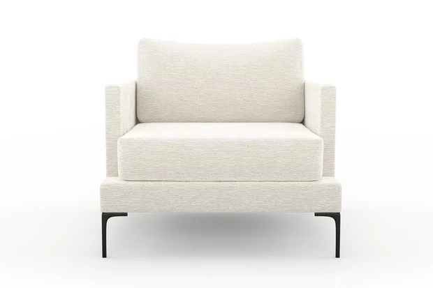 Photo of the fabric Intaglio Chalk swatch by Mokum. Use for Upholstery, Accessory. Style of Plain, Texture